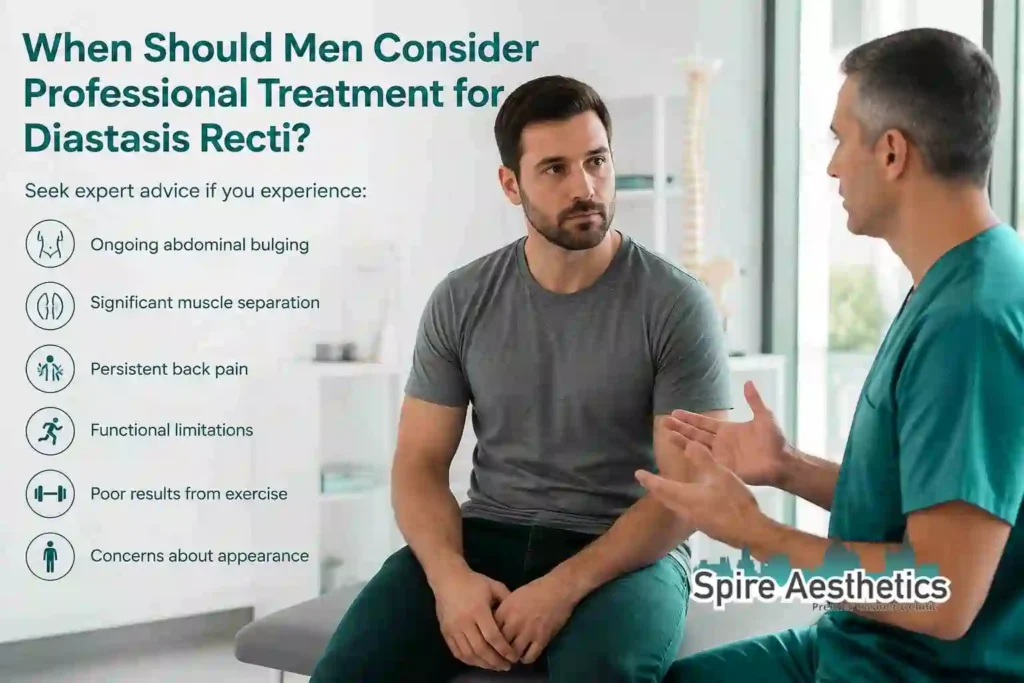 When Should Men Consider Professional Treatment for Diastasis Recti Aylesbury?
